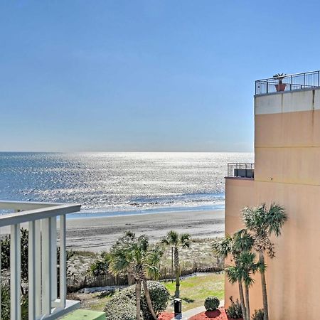 Beachfront Condo In Myrtle Beach With Pool Access 外观 照片